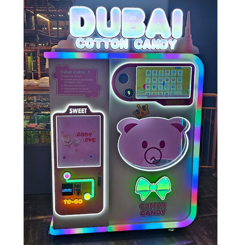 Dubai Cotton Candy Pamuk Şeker Otomatı